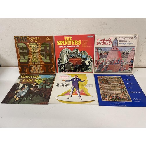 416 - Assorted vinyl LP records, folk, classical and other genres (4 boxes)
Provenance:  From the estate o... 