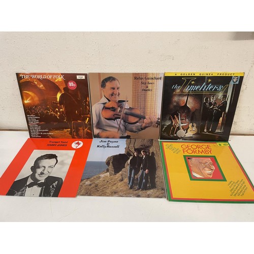 416 - Assorted vinyl LP records, folk, classical and other genres (4 boxes)
Provenance:  From the estate o... 