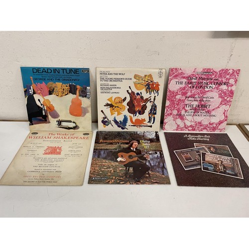 416 - Assorted vinyl LP records, folk, classical and other genres (4 boxes)
Provenance:  From the estate o... 