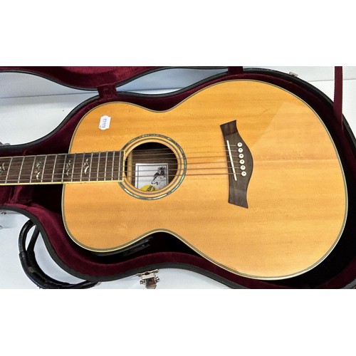 471 - A Moon Dog semi electric acoustic guitar, Model Spirits/A, dated 20.12.07, in a hard carry case