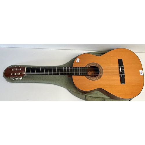 475 - A Bespana Spanish acoustic guitar, in a soft carry case