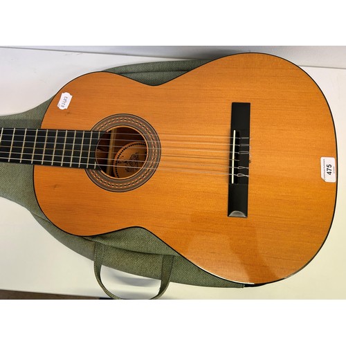 475 - A Bespana Spanish acoustic guitar, in a soft carry case