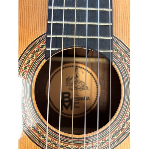 475 - A Bespana Spanish acoustic guitar, in a soft carry case