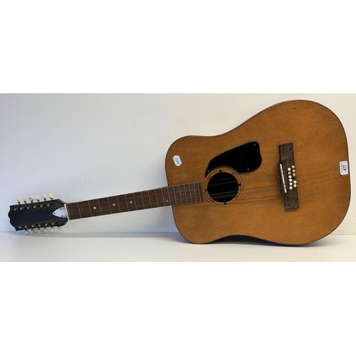 477 - A twelve string acoustic guitar