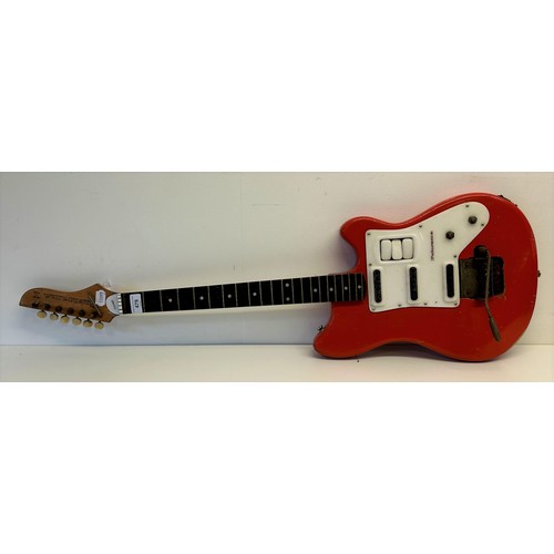 479 - A Futurama Electric guitar, capo, and a  (3)