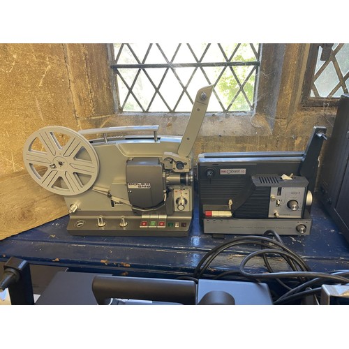 501 - An Ampro projector, assorted projectors and related items (qty)
Provenance:  From a vast single owne... 