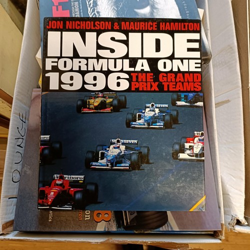 1075 - From a Damon Hill Fan: Assorted Damon Hill and other Formula One related books, collectors items and... 