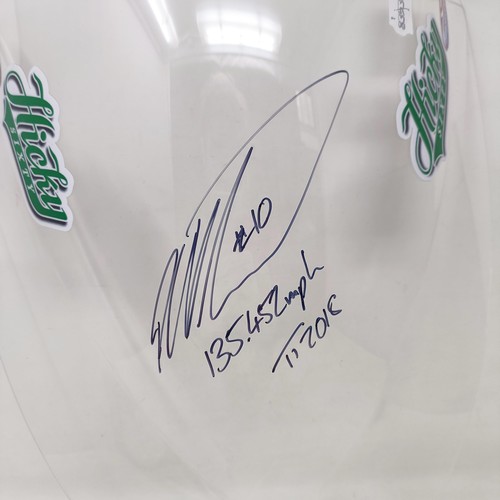 1148 - A Slipscreens perspex bubble screen, signed by Peter Hickman (Hickey) 135.452 mph TT 2018