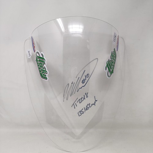 1178 - A Slipscreens perspex bubble screen, signed by Peter Hickman (Hickey) 135.452 mph TT 2018