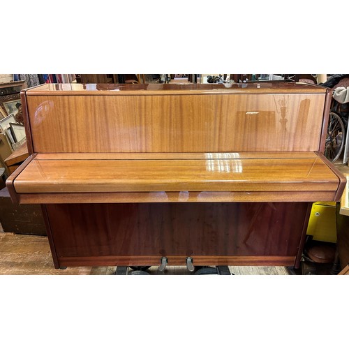 483 - A Fuchs & Mohr upright piano