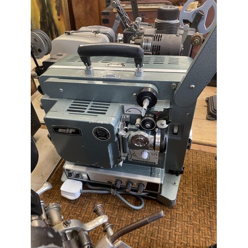 558 - A hand powered projector, assorted projectors and related items (box)  Provenance:  From a vast sing... 