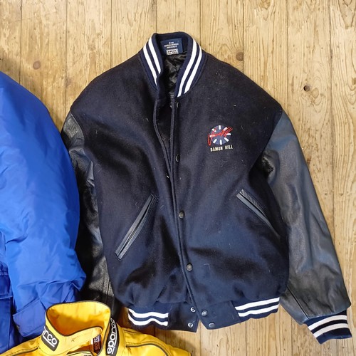 1152 - From a Damon Hill fan: a Damon Hill bomber type jacket, a Damon Hill World Champion 1996 padded coat... 