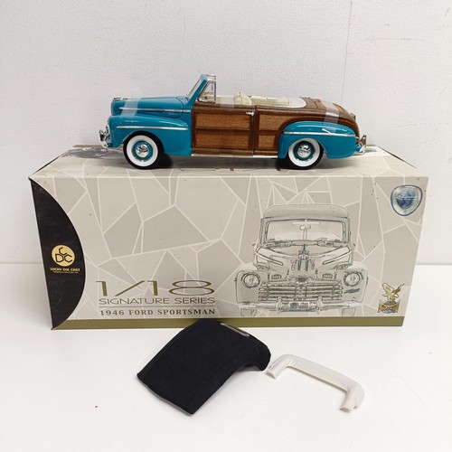 1196 - A Lucky Die Cast 1946 Ford Sportsman 1:18 scale model, boxed