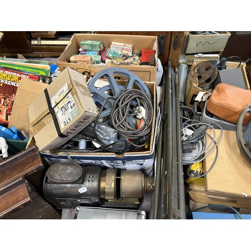 569 - Assorted projector parts and other items (qty)  Provenance:  From a vast single owner collection of ... 