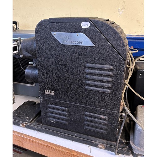 588 - An Elite Epidiascope, assorted other projectors and related items (qty)  Provenance:  From a vast si...