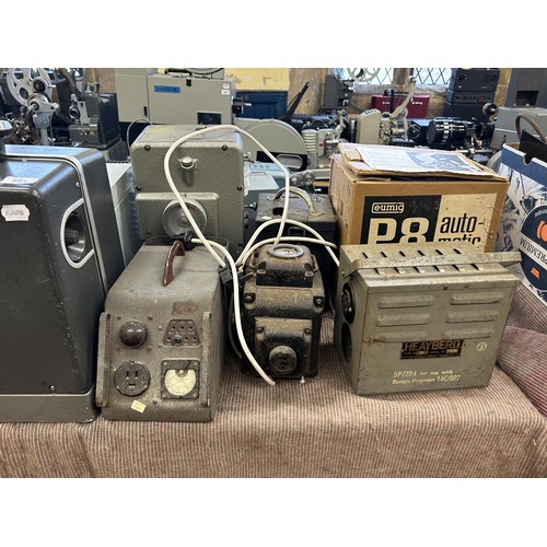 583 - An Eumig P8 projector, assorted other projectors and related items    Provenance:  From a vast singl...