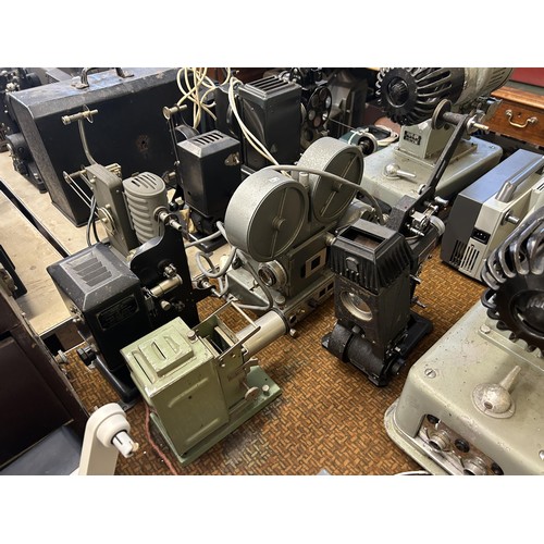 564 - A Pathescope projector, assorted other projectors and related items (qty)  Provenance:  From a vast ... 