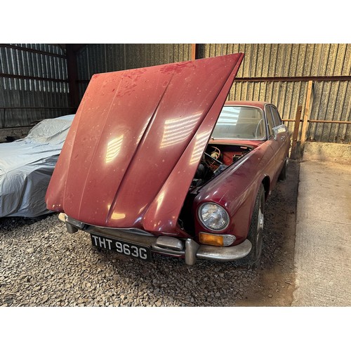 1 - 1969 Jaguar XJ6 4.2
Being sold without reserve
Registration number THT 963G
Red with a mushroom leat...