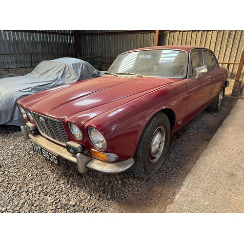 1 - 1969 Jaguar XJ6 4.2
Being sold without reserve
Registration number THT 963G
Red with a mushroom leat...