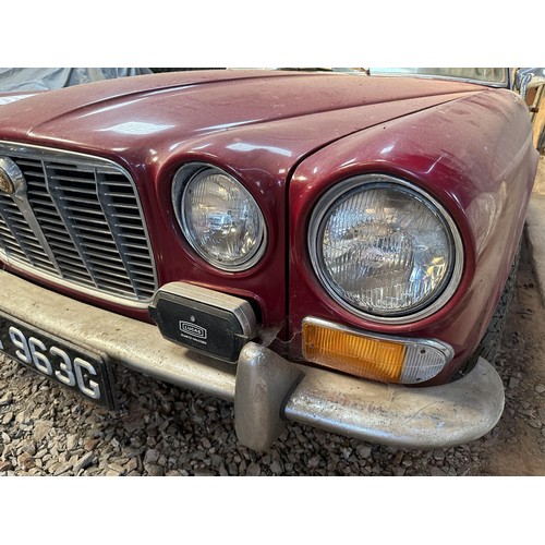 1 - 1969 Jaguar XJ6 4.2
Being sold without reserve
Registration number THT 963G
Red with a mushroom leat...