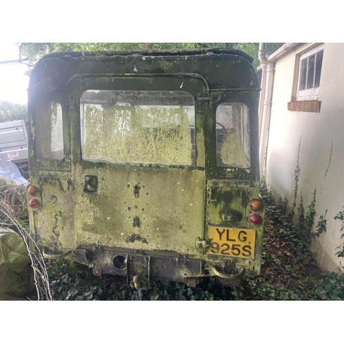 3 - 1977 Land Rover 88 inch
Being sold without reserve
Registration number YLG 925S
Chassis number 90619...