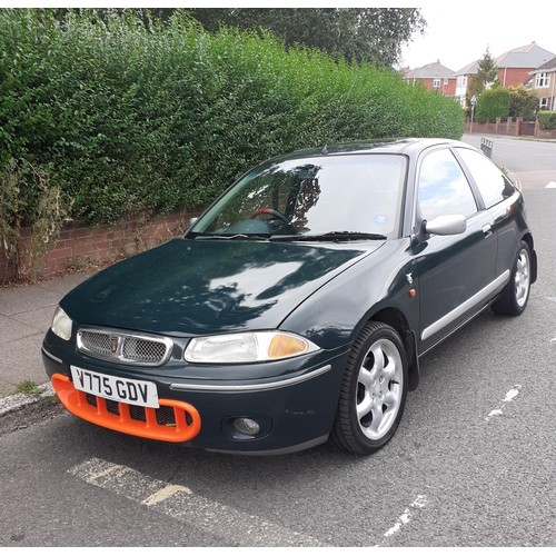 6 - 1999 Rover 200 BRM
Registration number V775 GDV
Brooklands green with a red leather interior
One of ...