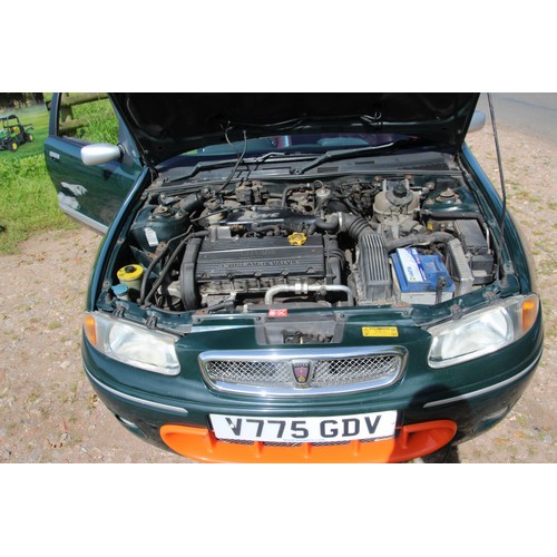 6 - 1999 Rover 200 BRM
Registration number V775 GDV
Brooklands green with a red leather interior
One of ...