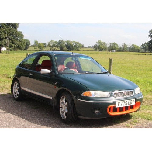 6 - 1999 Rover 200 BRM
Registration number V775 GDV
Brooklands green with a red leather interior
One of ...