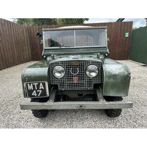 12 - 1950 Land Rover Series I 80 inch
Registration number MTA 47
Chassis number 06113680
Engine number 06...