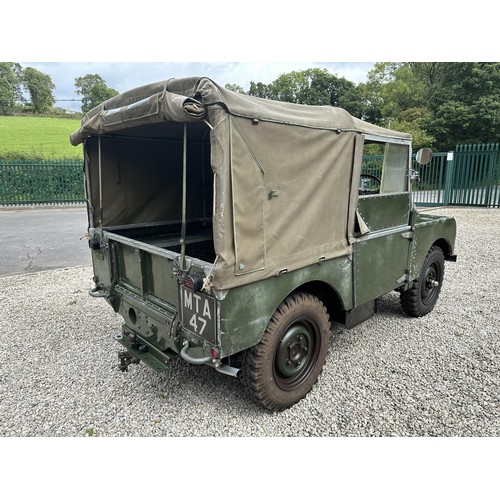 12 - 1950 Land Rover Series I 80 inch
Registration number MTA 47
Chassis number 06113680
Engine number 06...