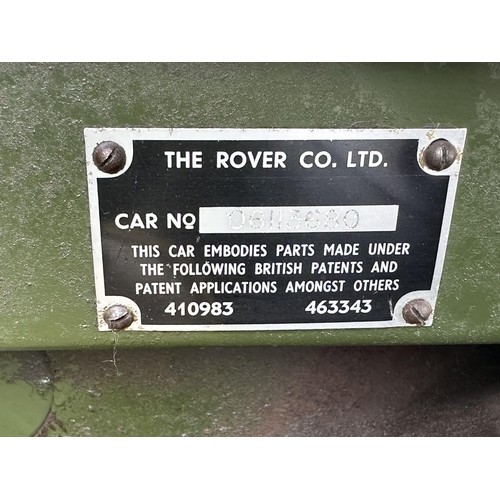 12 - 1950 Land Rover Series I 80 inch
Registration number MTA 47
Chassis number 06113680
Engine number 06...