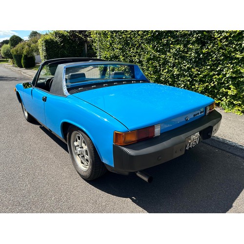 14 - 1975 Porsche 914
Registration number JHU 446N
Chassis number 4752908494
Engine number GC002492
Left ...