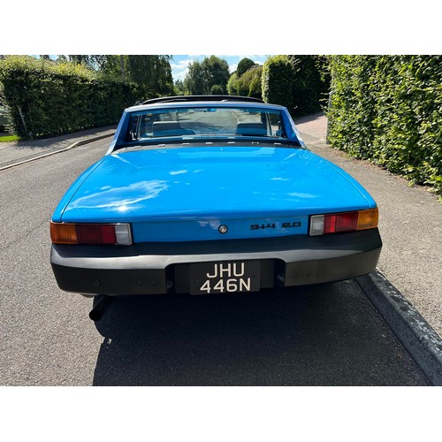 14 - 1975 Porsche 914
Registration number JHU 446N
Chassis number 4752908494
Engine number GC002492
Left ...