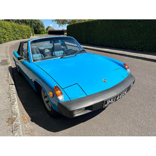 14 - 1975 Porsche 914
Registration number JHU 446N
Chassis number 4752908494
Engine number GC002492
Left ...