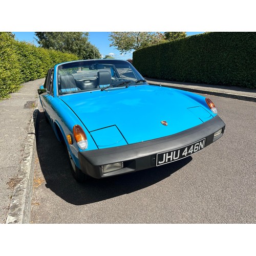 14 - 1975 Porsche 914
Registration number JHU 446N
Chassis number 4752908494
Engine number GC002492
Left ...