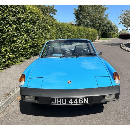 14 - 1975 Porsche 914
Registration number JHU 446N
Chassis number 4752908494
Engine number GC002492
Left ...