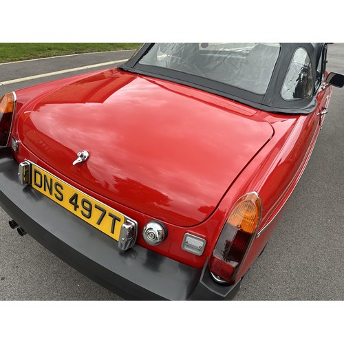 21 - 1978 MG B Roadster
Registration number DNS 497T
Chassis number GHN5-467960G
Engine number RJ9
Flame ...