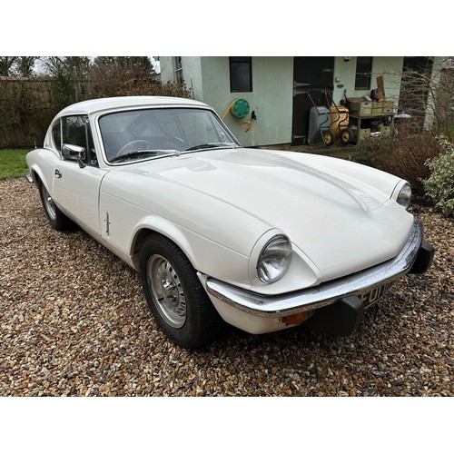 22 - 1973 Triumph GT6
Registration number FOI 1177
Chassis number KE145270
Engine number 24517
White with...