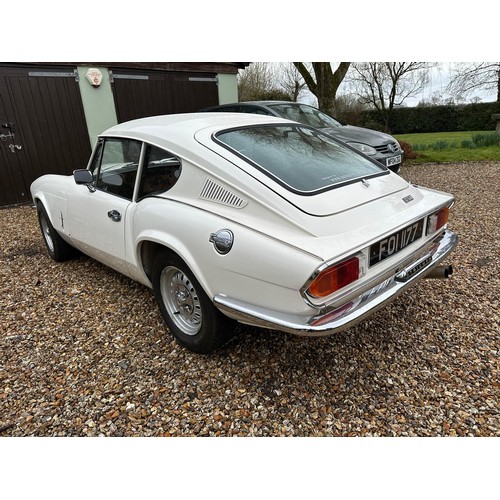 22 - 1973 Triumph GT6
Registration number FOI 1177
Chassis number KE145270
Engine number 24517
White with...