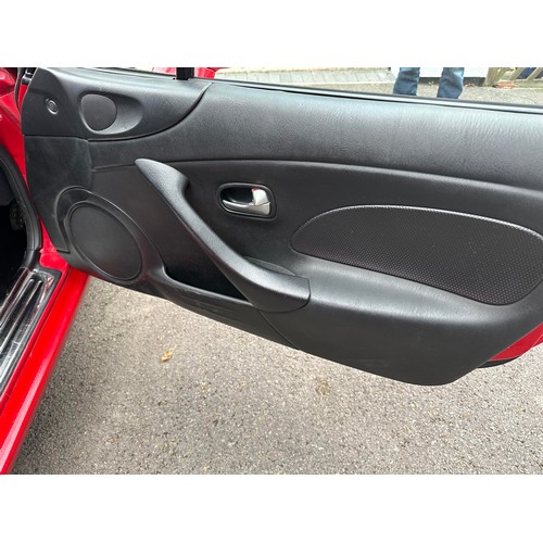 23 - 2004 Mazda MX-5
Registration YR04 KUX
Chassis number JMZNB18P600401784
Red with a black leather inte...