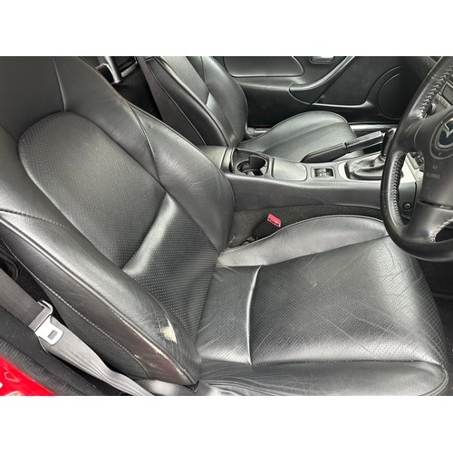 23 - 2004 Mazda MX-5
Registration YR04 KUX
Chassis number JMZNB18P600401784
Red with a black leather inte...