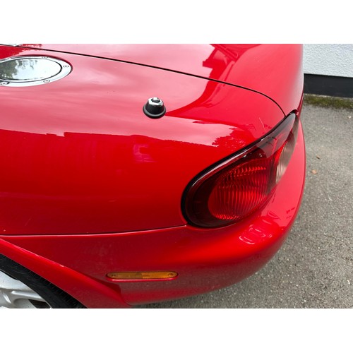 23 - 2004 Mazda MX-5
Registration YR04 KUX
Chassis number JMZNB18P600401784
Red with a black leather inte...