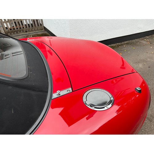 23 - 2004 Mazda MX-5
Registration YR04 KUX
Chassis number JMZNB18P600401784
Red with a black leather inte...