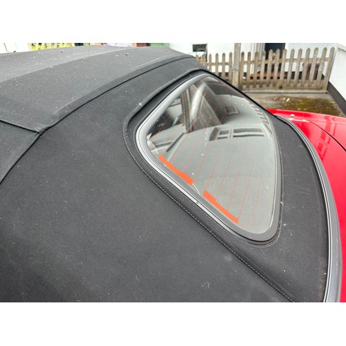 23 - 2004 Mazda MX-5
Registration YR04 KUX
Chassis number JMZNB18P600401784
Red with a black leather inte...