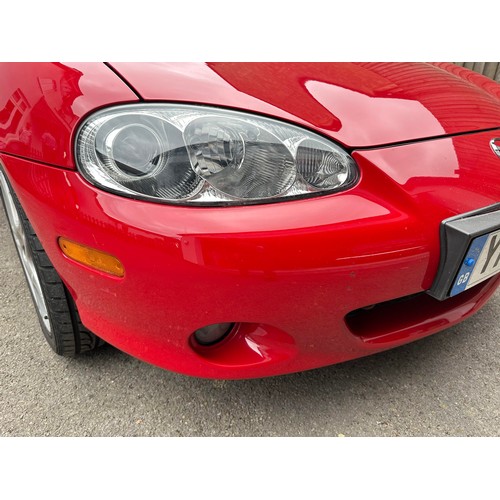 23 - 2004 Mazda MX-5
Registration YR04 KUX
Chassis number JMZNB18P600401784
Red with a black leather inte...