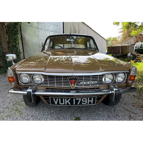 24 - 1969 Rover P6 3500 V8
Registration number VUK 179H
Chassis number 42507586E
Engine number 42510120B
...