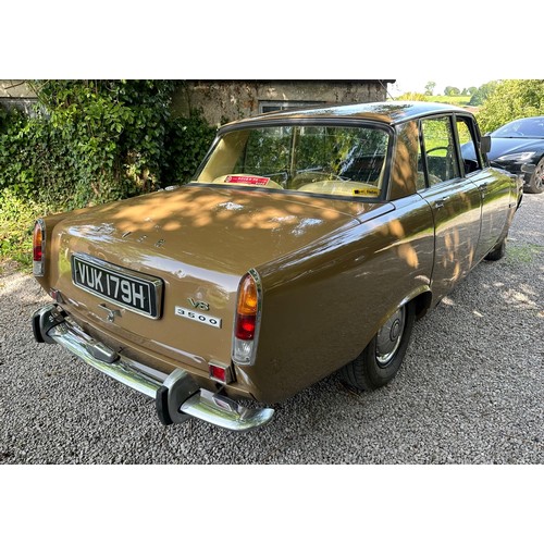 24 - 1969 Rover P6 3500 V8
Registration number VUK 179H
Chassis number 42507586E
Engine number 42510120B
...