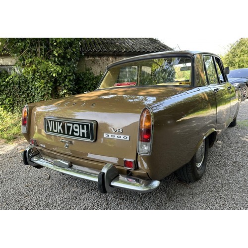 24 - 1969 Rover P6 3500 V8
Registration number VUK 179H
Chassis number 42507586E
Engine number 42510120B
...