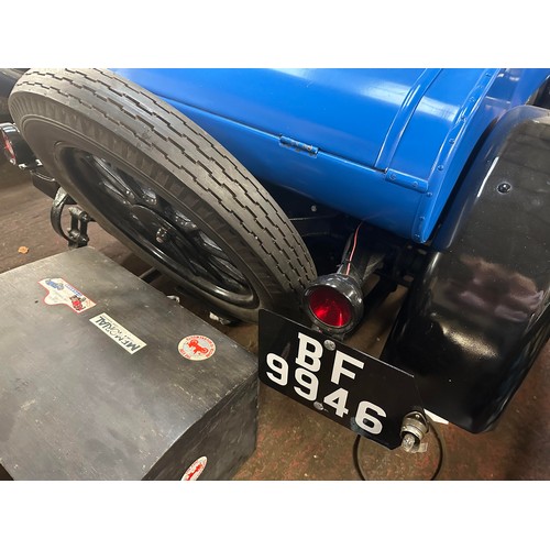 27 - 1925 Bullnose Morris
Registration number BF 9946
Blue and black with a red interior
The previous own...