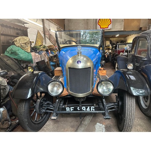 27 - 1925 Bullnose Morris
Registration number BF 9946
Blue and black with a red interior
The previous own...